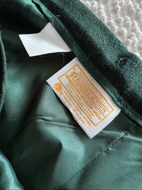 Vintage Pendleton WoolDark Green Midi Skirt